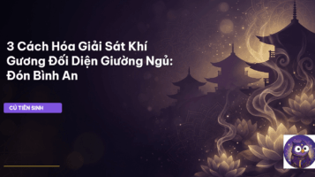 gương đối diện giường ngủ
