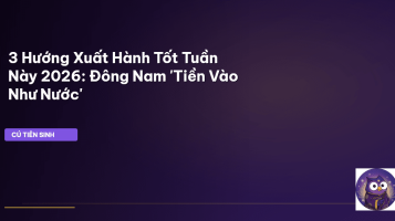 hướng xuất hành tốt tuần này