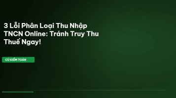 lỗi phân loại thu nhập