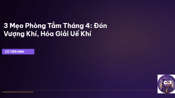 phong thủy phòng tắm