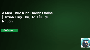 thuế kinh doanh online