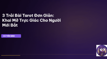 trải bài Tarot đơn giản