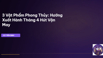 hướng xuất hành tháng 4