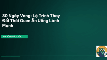 thói quen ăn uống lành mạnh