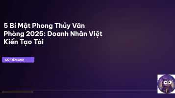phong thủy văn phòng 2025