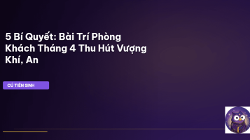 phong thủy phòng khách