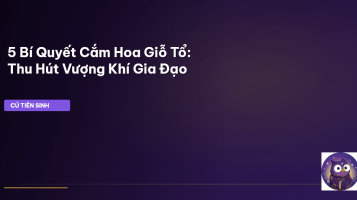 cắm hoa cúng giỗ tổ