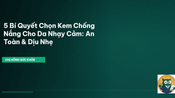 kem chống nắng da nhạy cảm