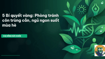 phòng tránh côn trùng cắn
