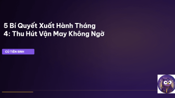 hướng xuất hành tháng 4