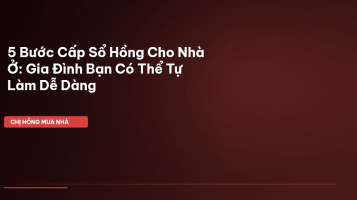 cấp sổ hồng