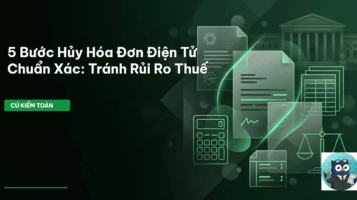 hủy hóa đơn điện tử