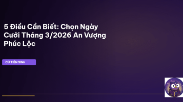 ngày cưới tháng 3 2026