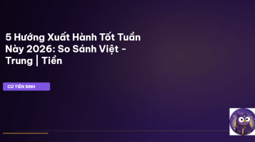 hướng xuất hành tốt