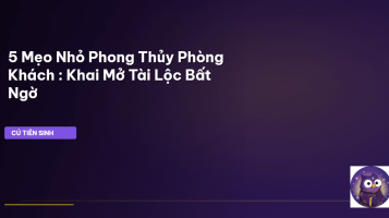 phong thủy phòng khách