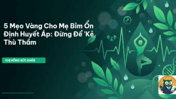 huyết áp mẹ bỉm