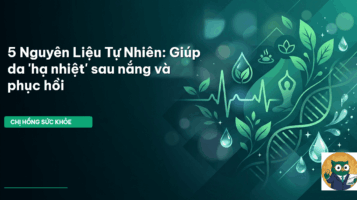 làm dịu da sau nắng