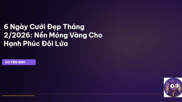 ngày cưới đẹp 2026