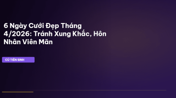 ngày cưới đẹp tháng 4 2026