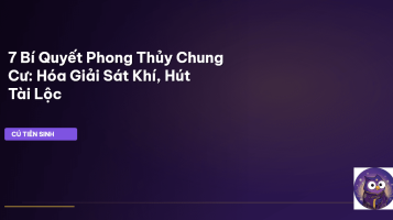 phong thủy chung cư