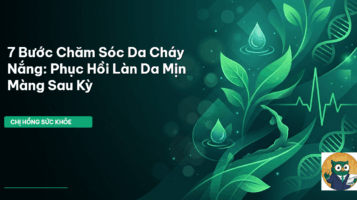 chăm sóc da cháy nắng