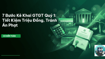 kê khai GTGT quý 1