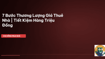 thương lượng giá thuê nhà