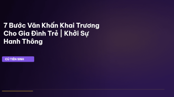 văn khấn khai trương