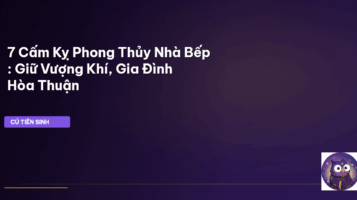 phong thủy nhà bếp