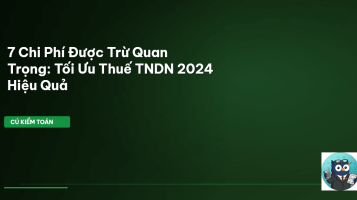 chi phí được trừ