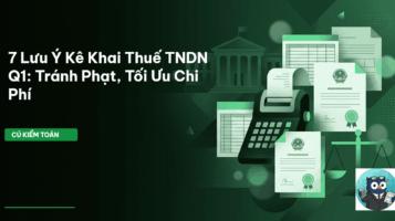 kê khai thuế TNDN quý 1