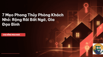 phong thủy phòng khách nhỏ