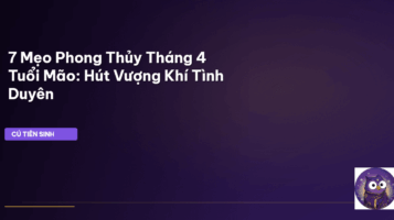phong thủy tháng 4