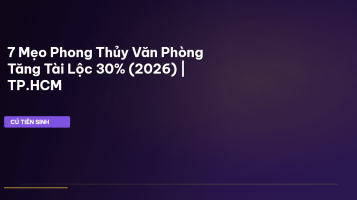 phong thủy văn phòng