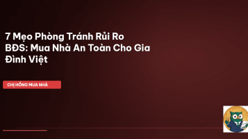 phòng tránh rủi ro BĐS