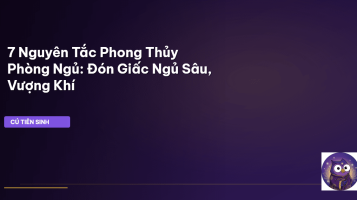 phong thủy phòng ngủ
