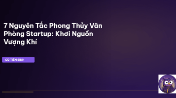 phong thủy văn phòng startup