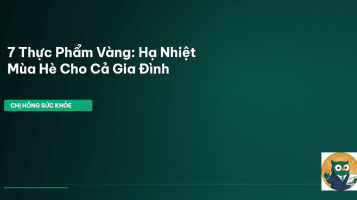 thực phẩm giải nhiệt