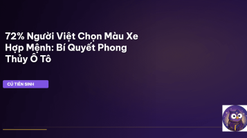 phong thủy ô tô