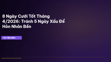 ngày cưới tốt xấu