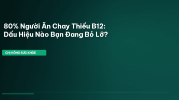 vitamin B12 người ăn chay