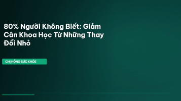 giảm cân khoa học