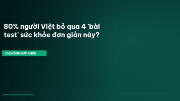 4 bài test sức khỏe