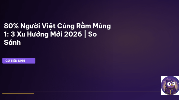 cúng rằm mùng 1