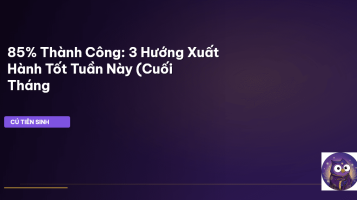 hướng xuất hành tốt tuần này