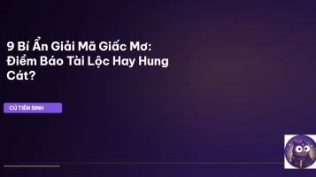giải mã giấc mơ