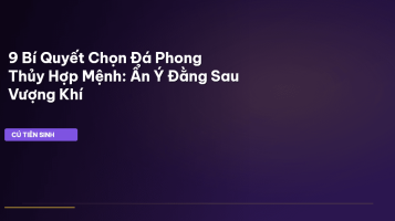 đá phong thủy hợp mệnh