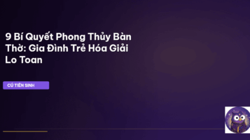 phong thủy bàn thờ