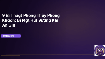 phong thủy phòng khách