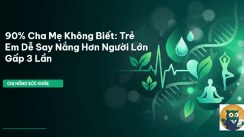 phòng ngừa say nắng trẻ em